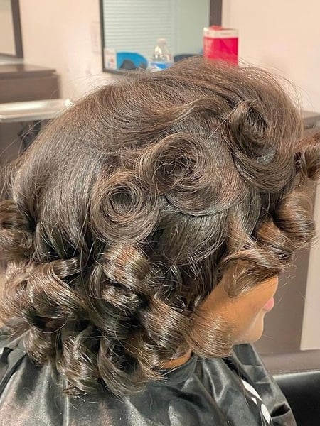Image of  Women's Hair, Silk Press, Smoothing , Weave, Hairstyle