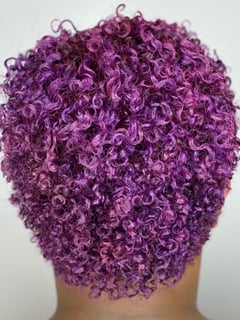 View Hair Texture, Fashion Color, Haircuts, Curly, 3C, Women's Hair, Hair Color - Martha Howard, Chandler, AZ