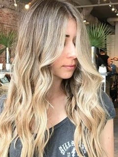 View Balayage, Hair Length, Long Hair (Mid Back Length), Blonde, Hair Color, Women's Hair - Ally , San Diego, CA