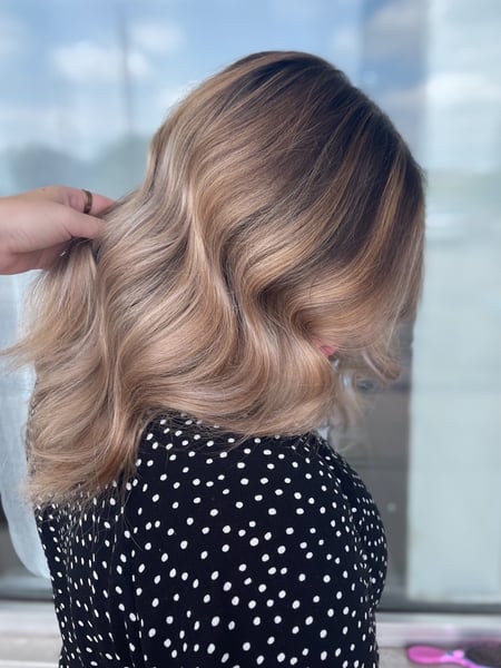 Image of  Women's Hair, Balayage, Hair Color, Blonde, Brunette
