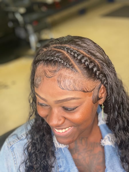 Image of  Hairstyle, Women's Hair, Braids (African American), Wig (Hair)