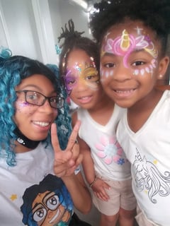 View Face Painting, Animals, Unicorn, Shapes & Things, Flowers, Embellishments, Glitter - Brianna Gregory, Clinton, MD
