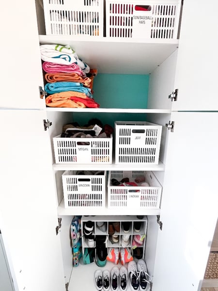 Image of  Professional Organizer, Closet Organization, Shoe Shelves, Folded Clothes, Linens