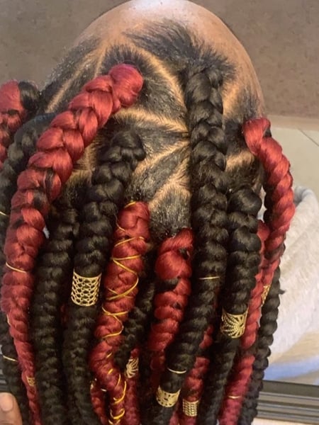Image of  Women's Hair, Braids (African American), Hairstyles, 4C, Hair Texture