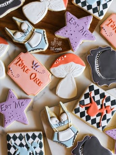 View Holiday, Characters, Movies, Modern, Wedding, Theme, White, Red, Purple, Pink, Blue, Black, Color, Engagement, Cookies, Occasion, Valentine's Day - Emily Yetter, North Hollywood, CA