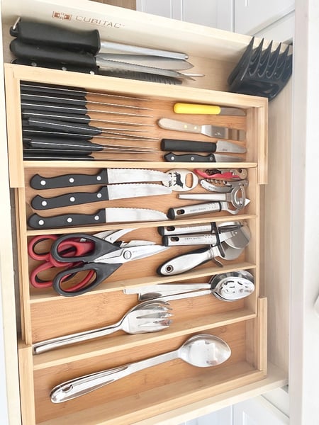 Image of  Professional Organizer, Kitchen Organization, Kitchen Drawers, Utensils, Kitchen Shelves