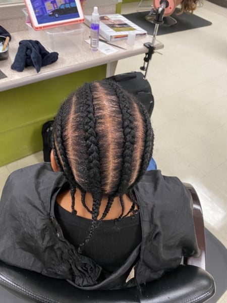 Image of  Women's Hair, Braids (African American), Hairstyles, Protective, Natural