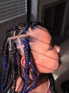 View Hair Color, Black, Hair Texture, 4C, Hair Length, Medium Length, Natural, Braids (African American), Protective, Women's Hair, Hairstyles - Berline Hyacinthe, Orlando, FL