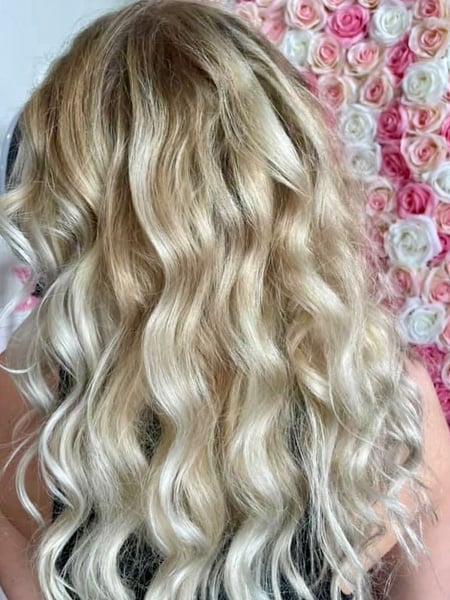 Image of  Women's Hair, Balayage, Hair Color, Hair Length, Long, Hairstyles, Beachy Waves