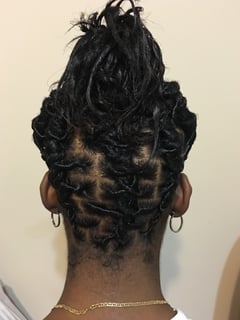 View Women's Hair, Locs, Hairstyle, Updo, Natural Hair, Protective Styles (Hair), Straight - Yanna Dixon, Memphis, TN
