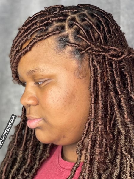 Image of  Women's Hair, Locs, Hairstyles, Natural, Protective