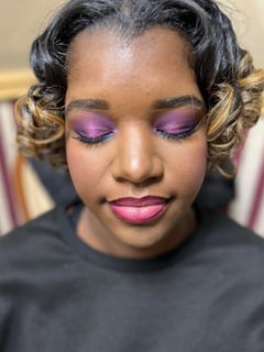 View Glam Makeup, Look, Dark Brown, Skin Tone, Makeup - Braijene Fletcher, Detroit, MI