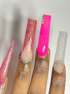 View Nails, Nail Finish, Acrylic, Gel, Nail Length, XXL, XL - Tiarah Nordelus, Fort Lauderdale, FL