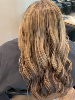 View Women's Hair, Full Color, Hair Color, Highlights, Layered, Haircuts, Beachy Waves, Hairstyles - Sheyenne Nickerson, Covington, KY