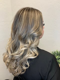 View Bob, Haircuts, Women's Hair, Shaved, Layered, Blunt, Curly, Bangs, Blowout, Updo, Hairstyles, Boho Chic Braid, Beachy Waves, Curly, Straight, Silver, Hair Color, Red, Highlights, Full Color, Color Correction, Black, Fashion Color, Ombré, Blonde, Balayage, Brunette, Foilayage, Hair Length, Long, Short Ear Length, Pixie, Short Chin Length, Shoulder Length, Medium Length - Candace Brisbon, Gilbert, AZ