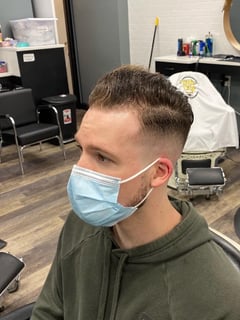View Men's Hair, Red, Grey, Highlights, Brunette, Blonde, Fashion Color , Hair Color, Mullet, Mohawk, High Fade, Hairstyles, Medium Fade, Haircut, Low Fade - TONY VELOZ, Brookline, MA
