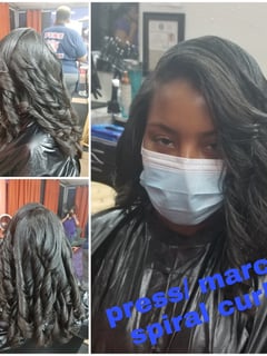 View Women's Hair, Smoothing , Silk Press, Natural Hair, Hairstyle, Curls - Kayla Parker, Pearland, TX
