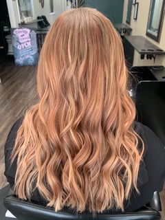 View Women's Hair, Highlights, Hair Color, Red, Hair Length, Long, Haircuts, Layered, Hairstyles, Beachy Waves - Melissa Johnston, Stockton, CA