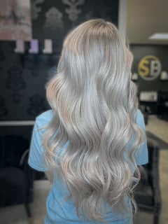 View Blonde, Hair Color, Women's Hair, Silver - Brittany Shadle, New Caney, TX