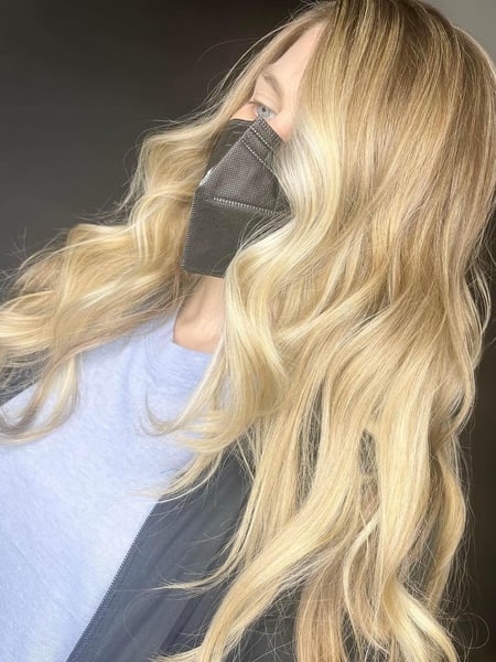 Image of  Foilayage, Hair Color, Women's Hair, Highlights, Color Correction, Blonde, Balayage