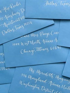 View Calligraphy, Calligraphy Service, Envelope Addressing - Amy DuBois, Dallas, TX