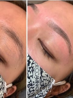 View Brows, Brow Tinting, Rounded, Brow Shaping, Wax & Tweeze, Brow Technique - Erin , Atlanta, GA