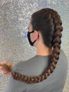 View Women's Hair, Hair Length, Long, Haircuts, Blunt, Hairstyles, Boho Chic Braid, Natural - Janelle Finseth, West Fargo, ND