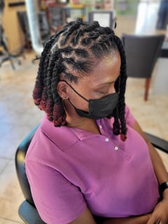 View Hairstyle, Hair Texture, 4C, Natural Hair, Locs, Women's Hair - Alethia Benjamin, Fort Lauderdale, FL