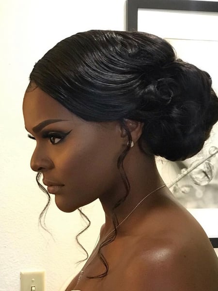 Image of  Hairstyles, Updo, Curly, Women's Hair, Bridal, Hair Extensions, Weave, Vintage, Sew-In 