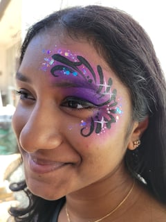 View Glitter, Embellishments, Stars, Mask, Shapes & Things, Face Painting, Rainbow - Alicia Fiedler, Austin, TX
