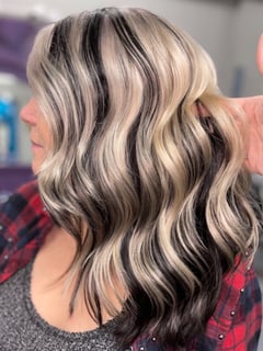 View Women's Hair, Black, Hair Color, Blonde, Fashion Color, Highlights, Curly, Haircuts, Curly, Hairstyles - PJ Thompson, Picayune, MS