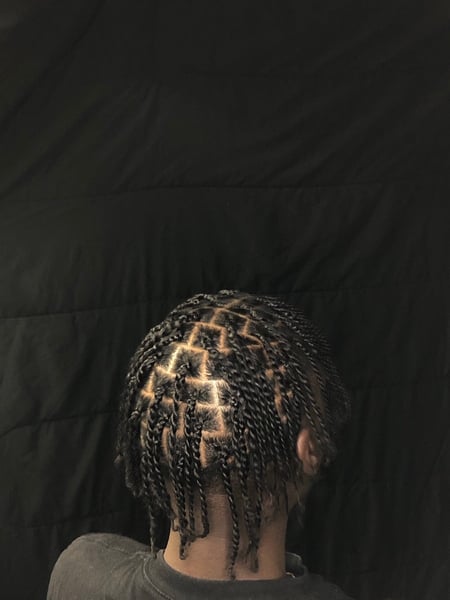 Image of  Men's Hair, Braids (African American), Hairstyles