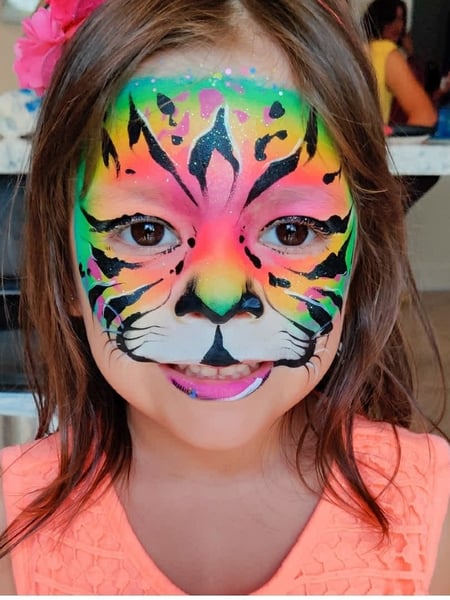 Image of  Face Painting, Animals, Tiger