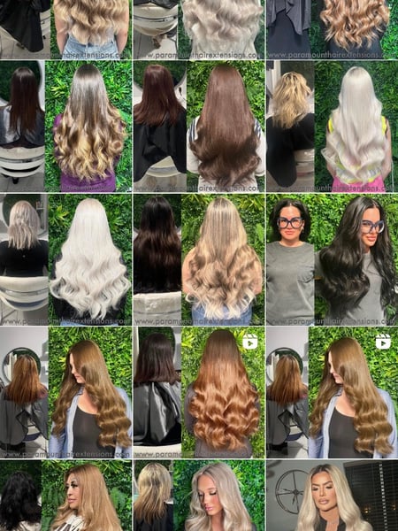 Image of  Haircuts, Silver, Red, Fashion Color, Ombré, Blonde, Balayage, Brunette, Long, Hairstyles, Beachy Waves, Women's Hair, Hair Color, Highlights, Layered, Hair Length, Blunt, Full Color, Color Correction, Hair Extensions, Black, Bangs, Weave, Foilayage, Tape-In , Sew-In 