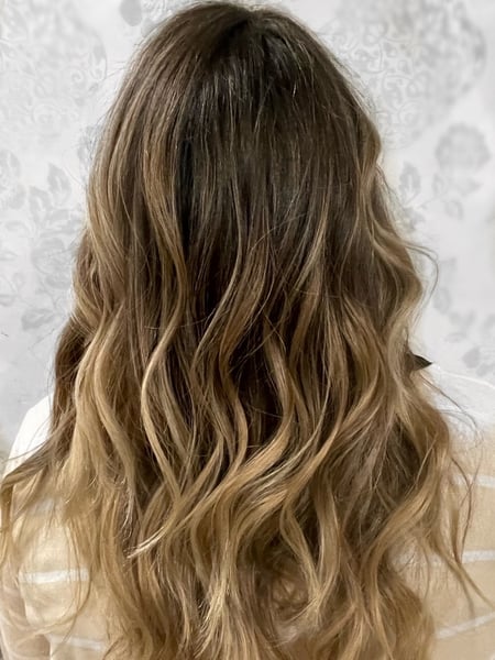 Image of  Beachy Waves, Hairstyles, Women's Hair, Ombré, Hair Color, Balayage