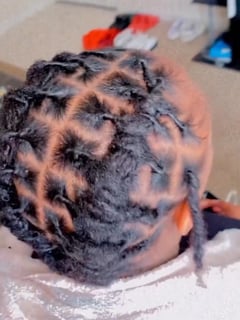 View Men's Hair, Locs, Hairstyles - Shemari Alston, Jonesboro, GA