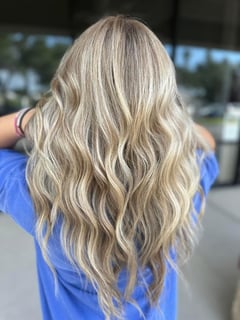View Blonde, Long, Women's Hair, Hair Color, Hair Length, Foilayage - serena leo, Brandon, FL
