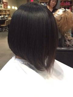 View Black, Women's Hair, Hairstyles, Straight, Shoulder Length, Haircuts, Bob, Hair Color - Kelly , New York, NY