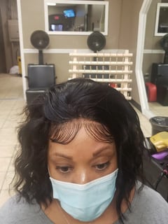 View Women's Hair, Blonde, Hair Color, Black, Color Correction, Short Ear Length, Hair Length, Pixie, Short Chin Length, Shoulder Length, Haircuts, Blunt, Bob, Hairstyles, Hair Extensions, Natural, Straight, Weave, Permanent Hair Straightening, Silk Press - Tasha S. S, Columbia, SC