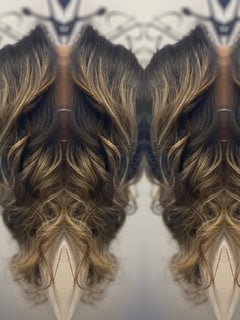 View Curly, Women's Hair, Balayage, Hair Color, Hairstyles - Nicole Jones, San Antonio, TX