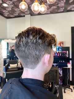 View Men's Hair, Haircut, Hair Color, Blonde, Highlights, Blowout - Madison Gay, Danville, KY