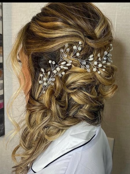 Image of  Women's Hair, Balayage, Hair Color, Highlights, Boho Chic Braid, Hairstyles