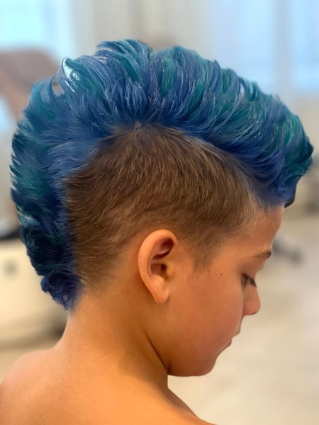 Image of  Mohawk, Hairstyle, Kid's Hair, Boys, Haircut