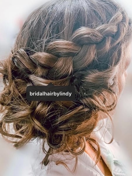 Image of  Women's Hair, Boho Chic Braid, Hairstyles, Curly, Locs, Updo, Vintage