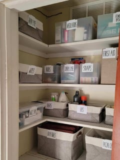 View Cleaning Supplies, Medicine Cabinet, Closet Organization, Linens, Professional Organizer - Bonnie Hintenach, Westminster, MD