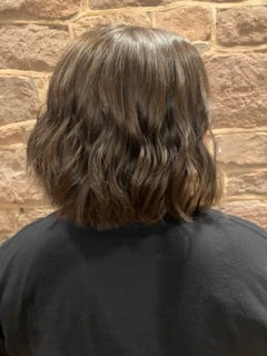 View Women's Hair, Blowout, Short Chin Length, Hair Length, Bob, Haircuts, Beachy Waves, Hairstyles - Becca Herforth, Douglassville, PA
