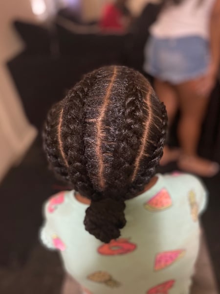 Image of  Women's Hair, Braids (African American), Hairstyles, Protective, 4C, Hair Texture