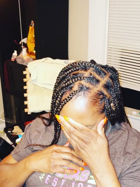 Image of  Women's Hair, Braids (African American), Hairstyles