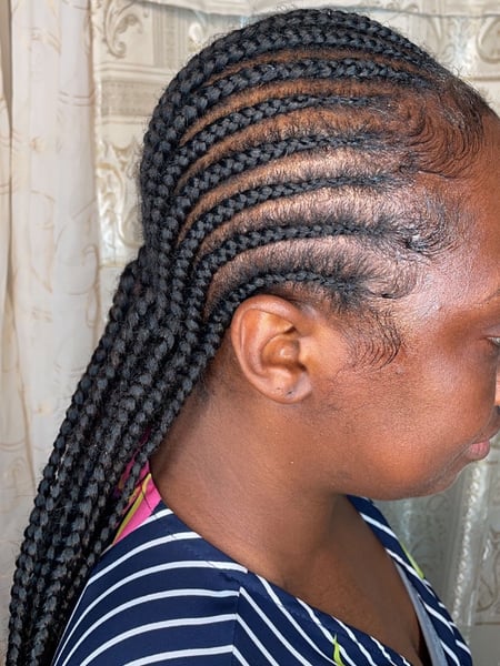 Image of  Braids (African American), Hairstyles, Women's Hair, 3C, Hair Texture, Long, Hair Length