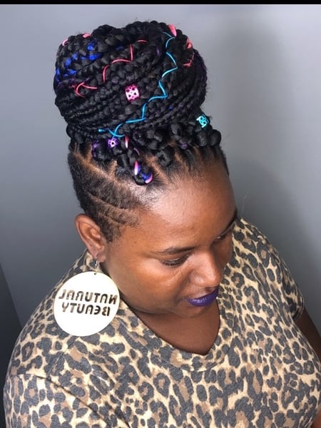 Image of  Updo, Braids (African American), Hairstyles